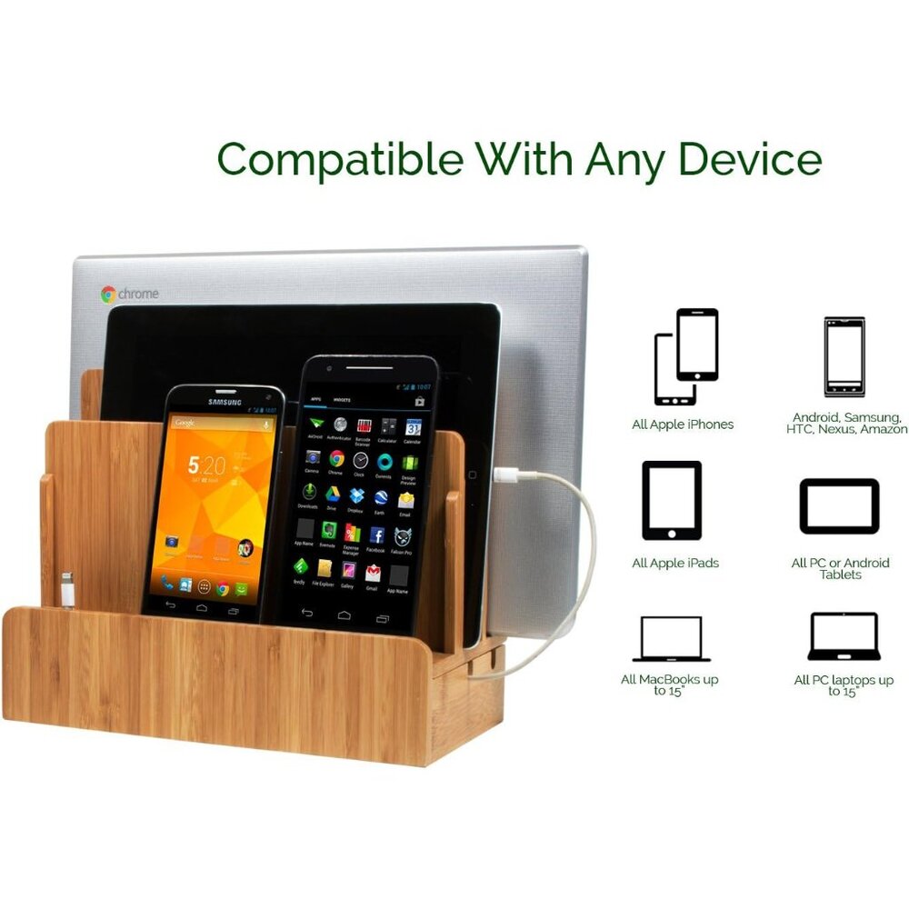 G.U.S. Multi-Device Charging Station Dock & Organizer - Multiple Finishes Availa - Picture 2 of 9